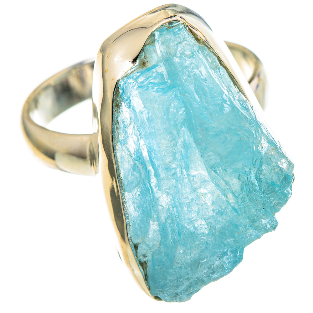 Aquamarine Rings handcrafted by Anasilvercos - RING98688