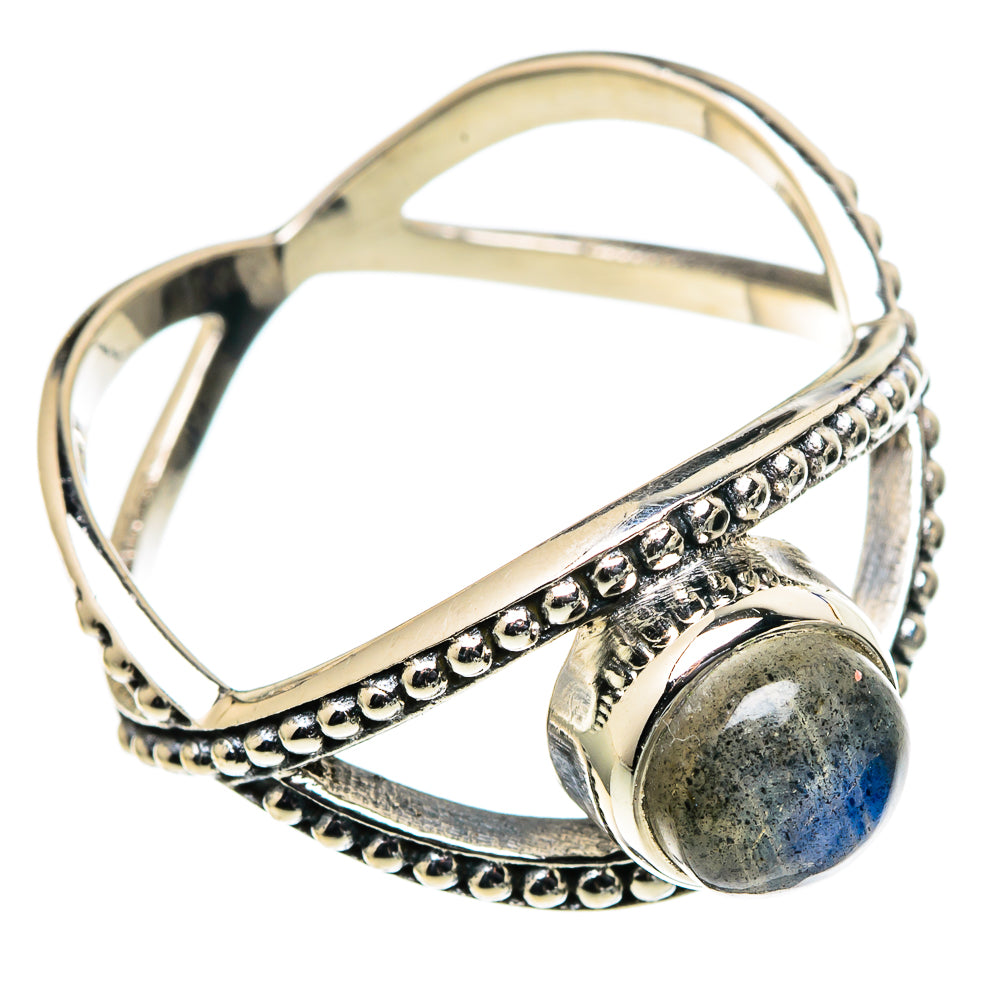 Labradorite Rings handcrafted by Anasilvercos - RING98689