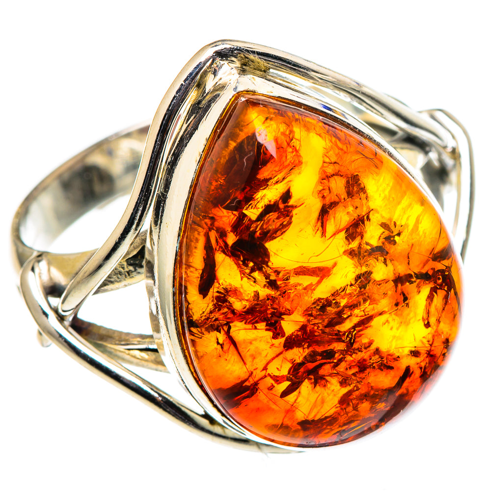 Baltic Amber Rings handcrafted by Anasilvercos - RING98699