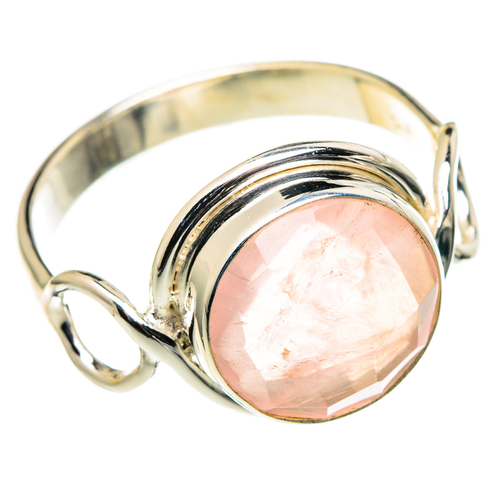 Rose Quartz Rings handcrafted by Anasilvercos - RING98701