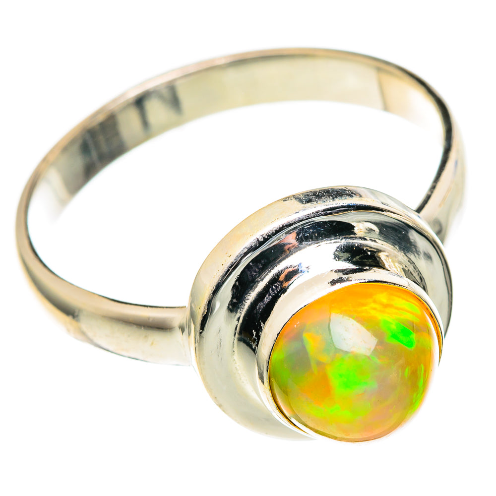 Ethiopian Opal Rings handcrafted by Anasilvercos - RING98720