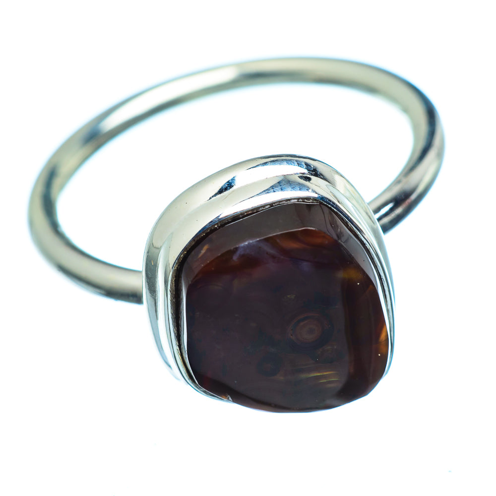 Mexican Fire Agate Rings handcrafted by Anasilvercos - RING987386