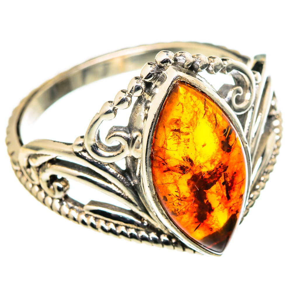 Baltic Amber Rings handcrafted by Anasilvercos - RING98739