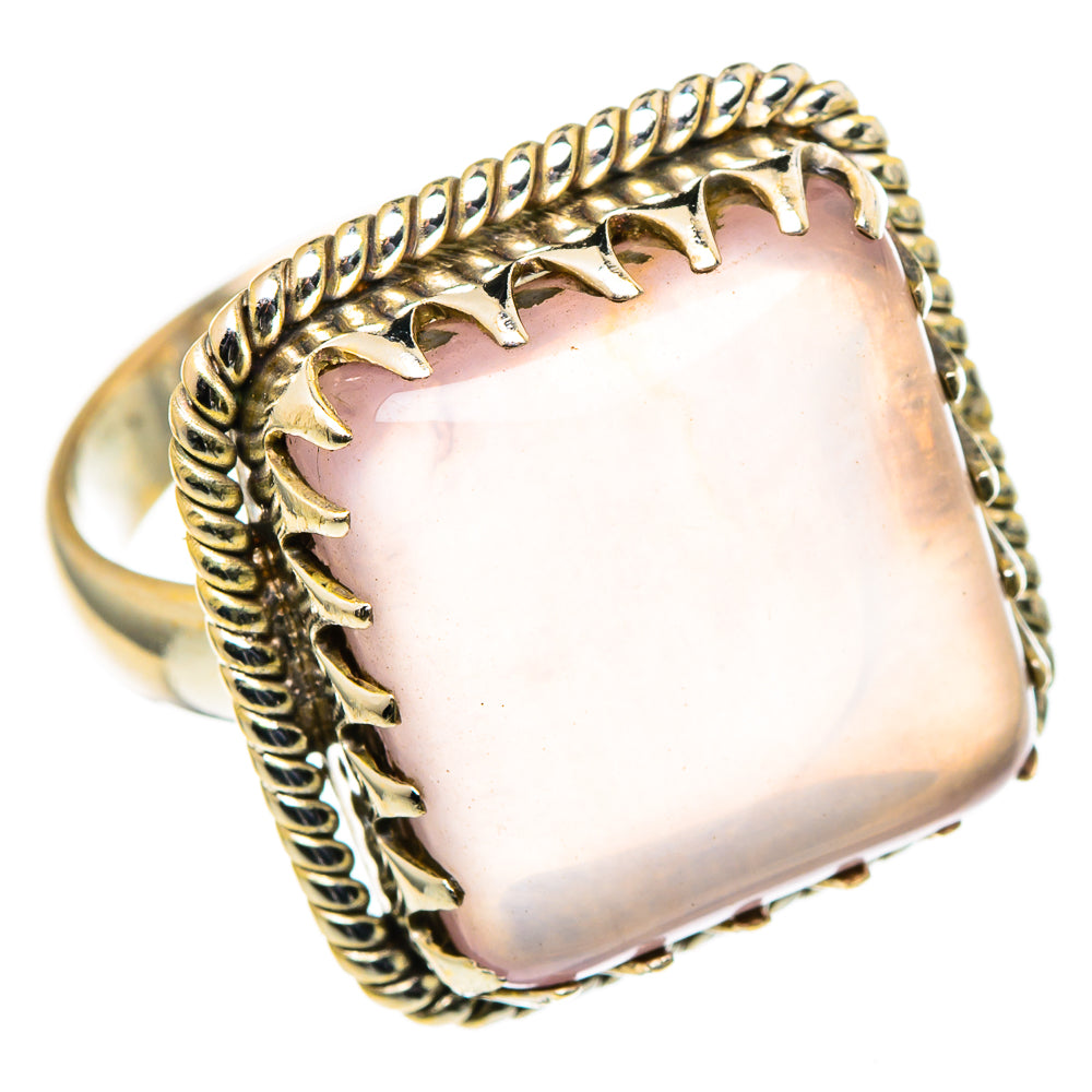 Rose Quartz Rings handcrafted by Anasilvercos - RING98741