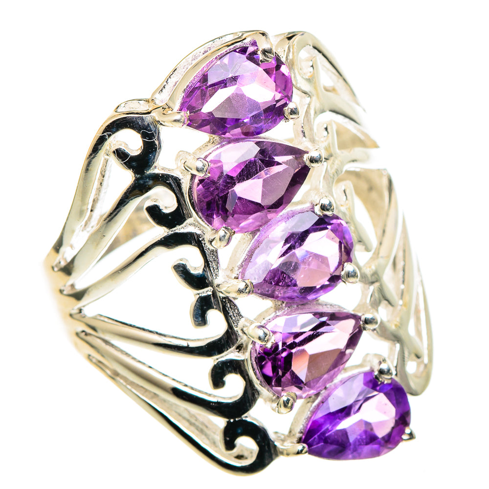 Amethyst Rings handcrafted by Anasilvercos - RING98745