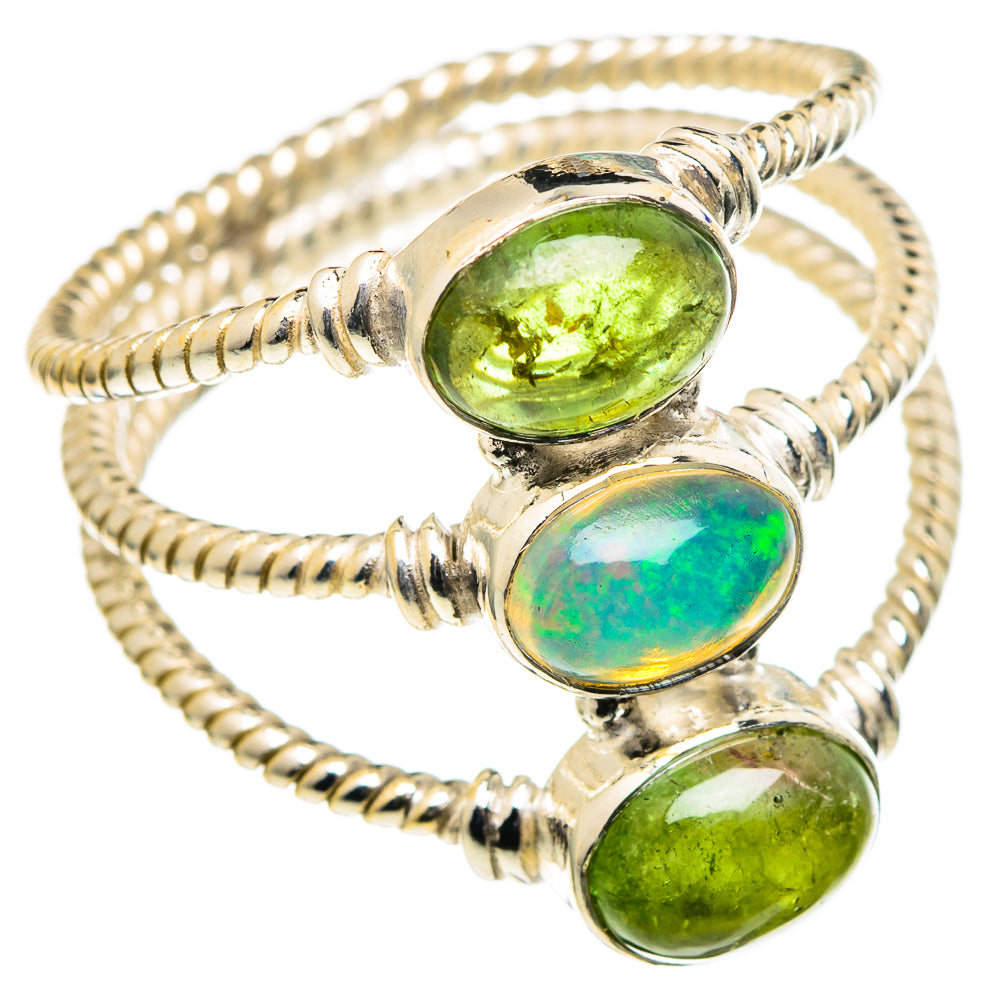 Ethiopian Opal Rings handcrafted by Anasilvercos - RING98755