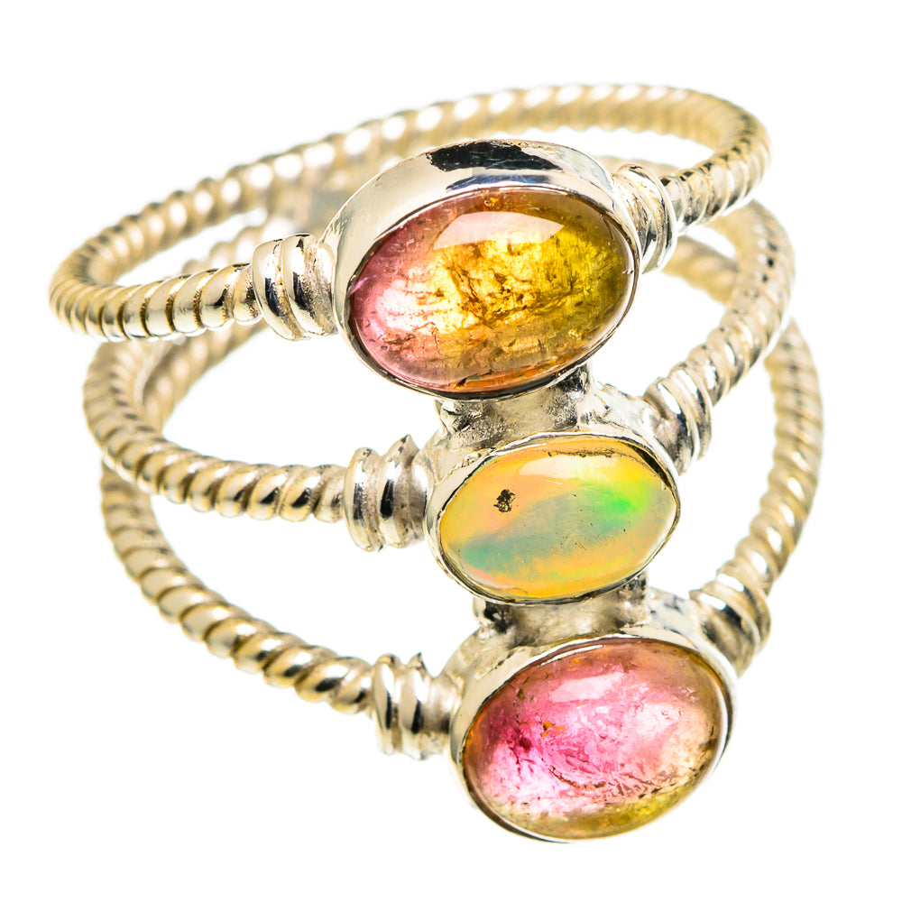 Ethiopian Opal Rings handcrafted by Anasilvercos - RING98757
