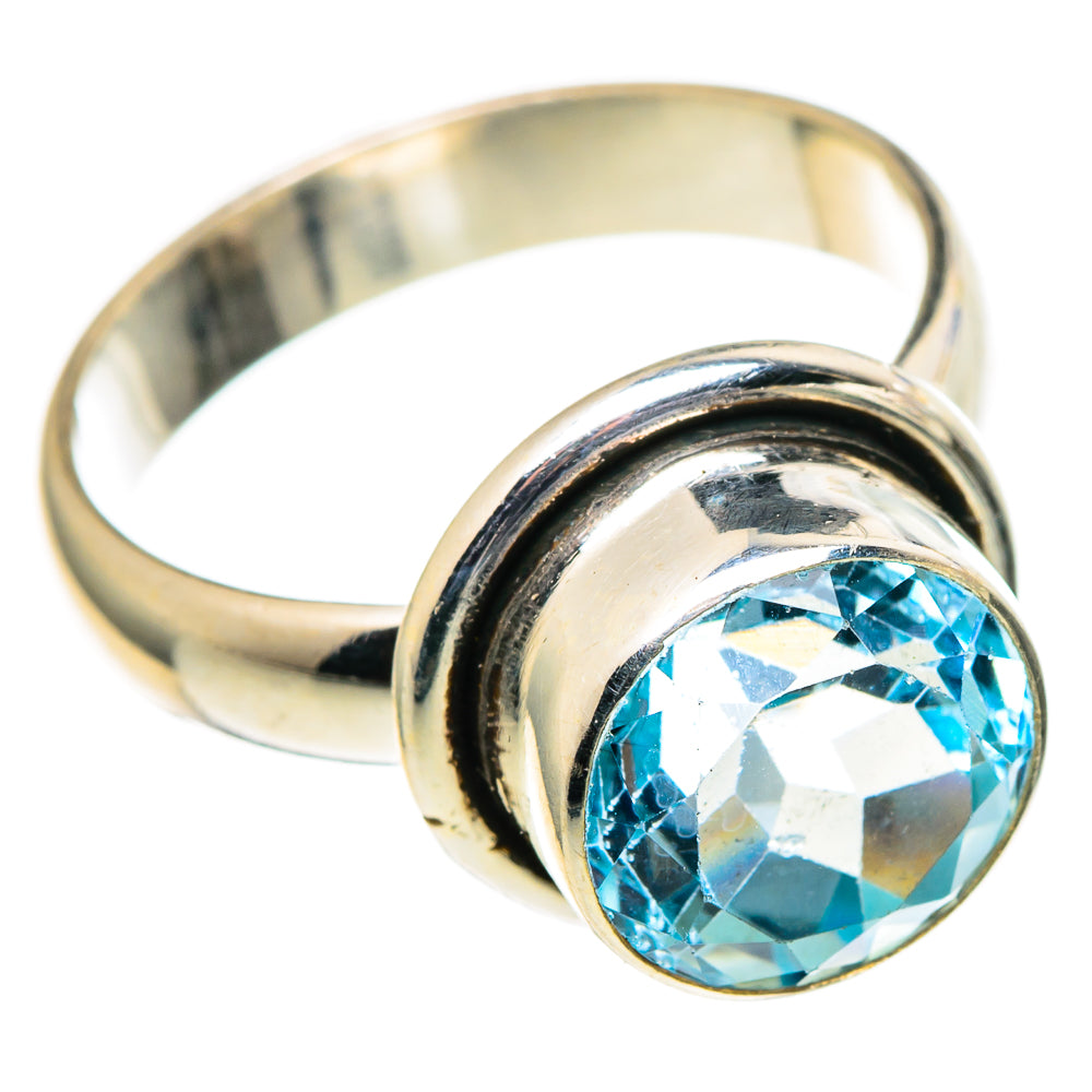 Blue Topaz Rings handcrafted by Anasilvercos - RING98763 - Photo 2