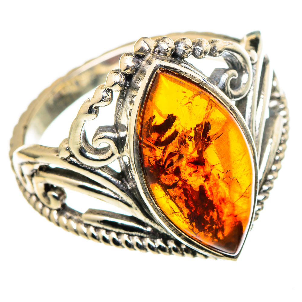 Baltic Amber Rings handcrafted by Anasilvercos - RING98773