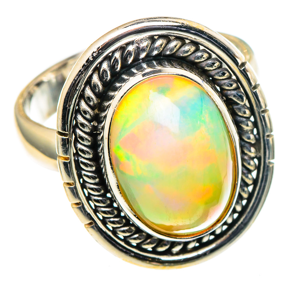 Ethiopian Opal Rings handcrafted by Anasilvercos - RING98794
