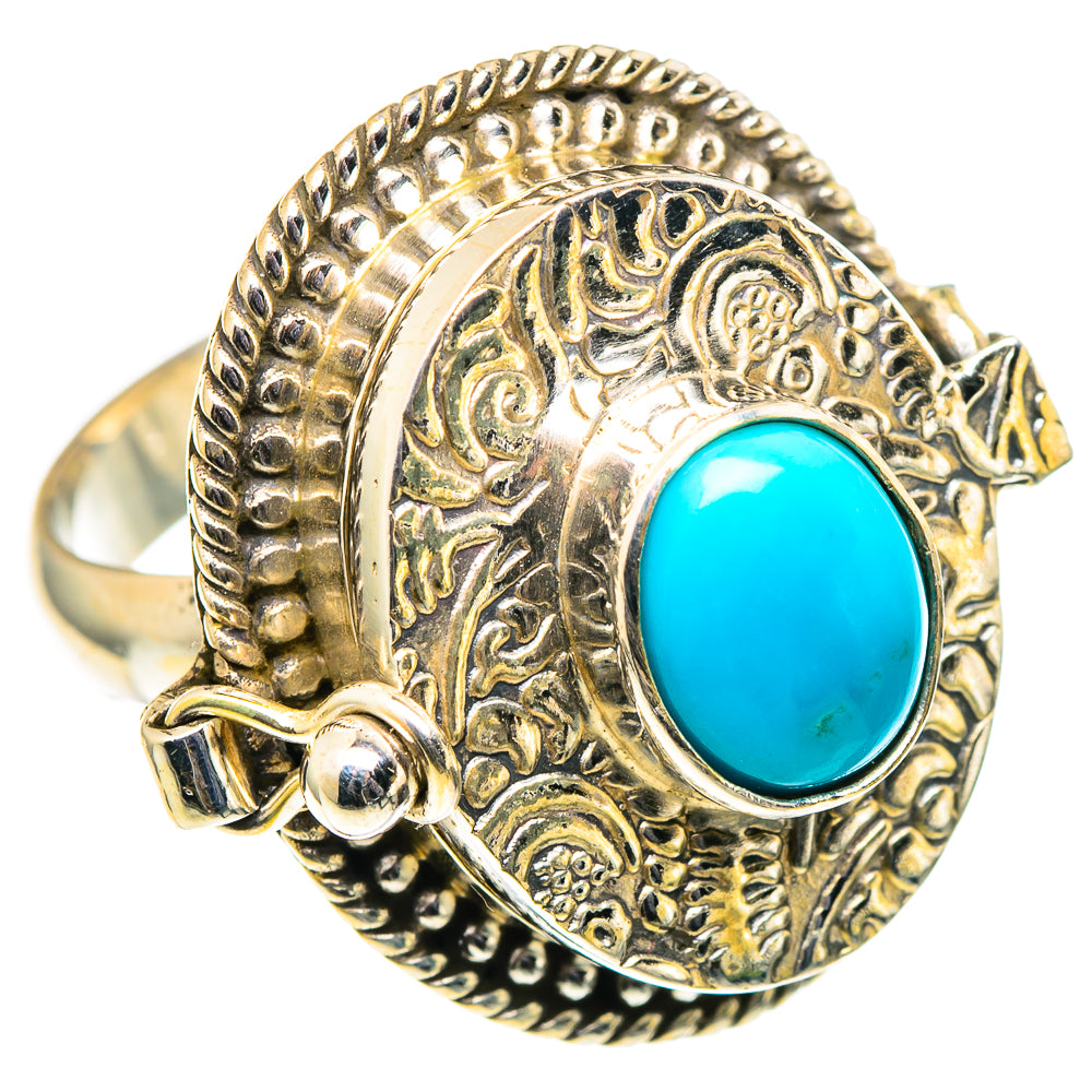Sleeping Beauty Turquoise Rings handcrafted by Anasilvercos - RING98805