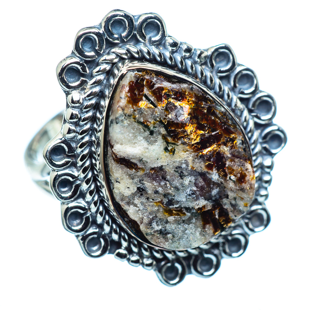 Astrophyllite Rings handcrafted by Anasilvercos - RING988126