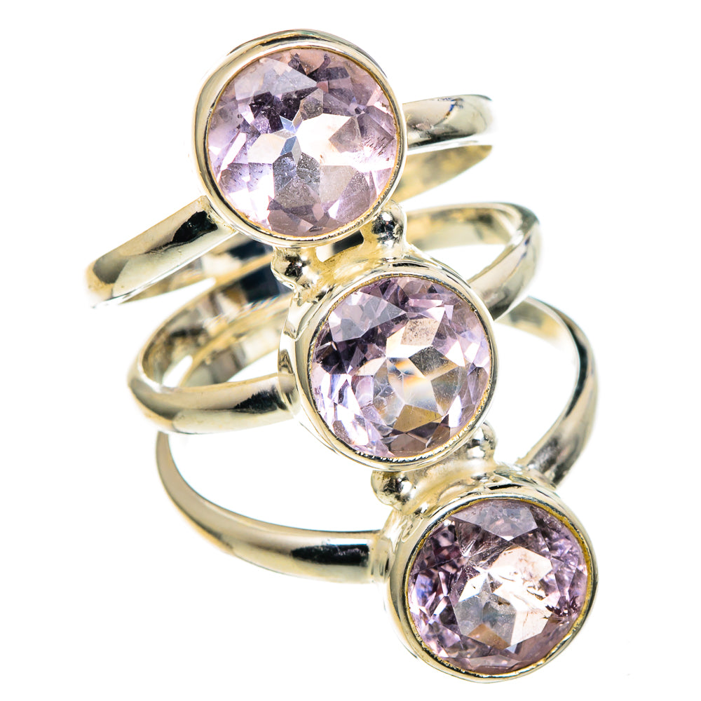 Kunzite Rings handcrafted by Anasilvercos - RING98832