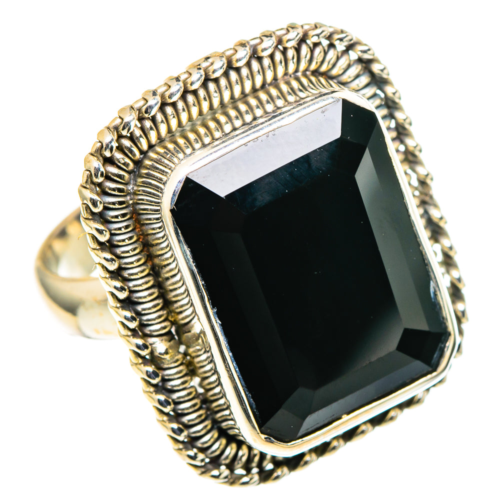 Black Onyx Rings handcrafted by Anasilvercos - RING98835