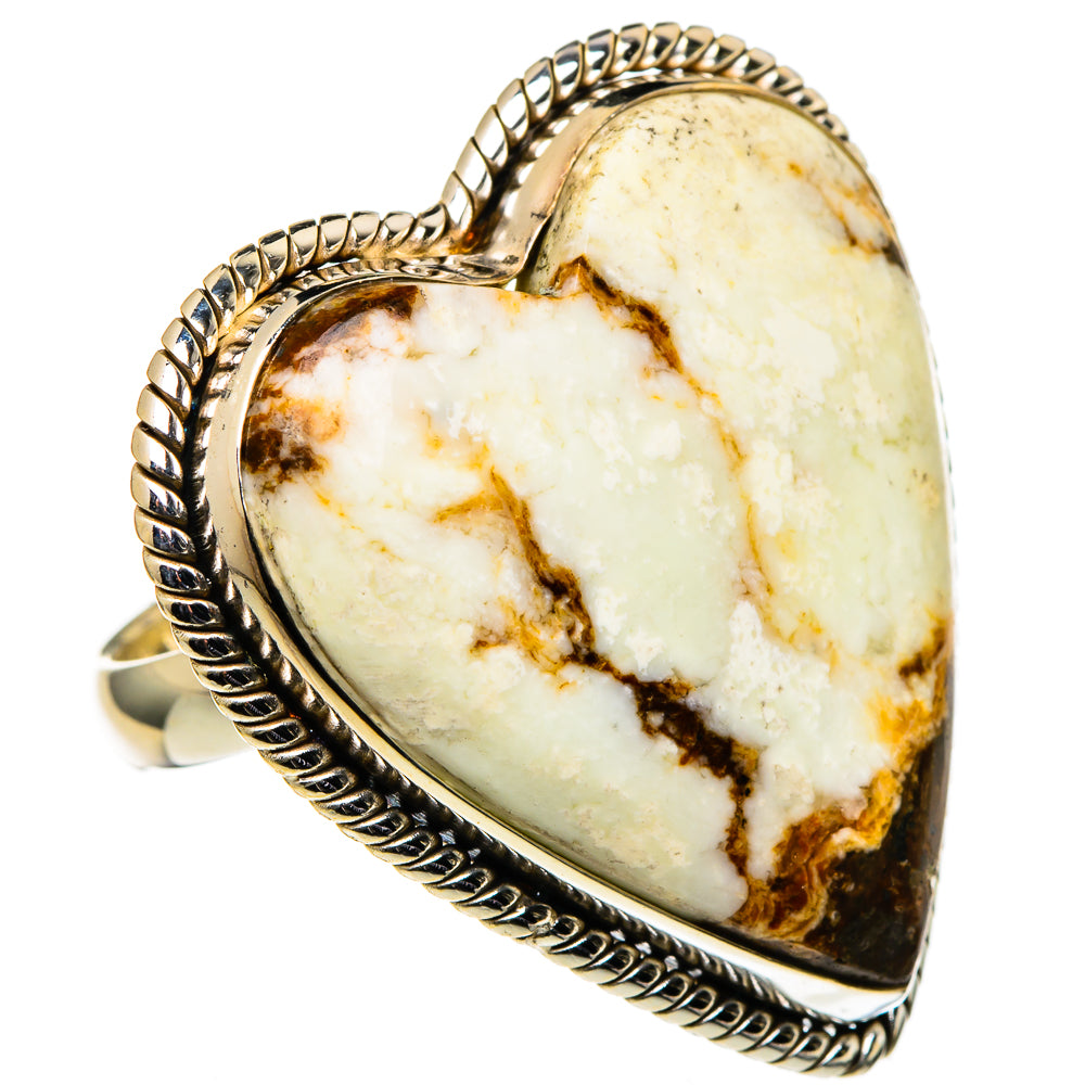 Peanut Wood Jasper Rings handcrafted by Anasilvercos - RING98838