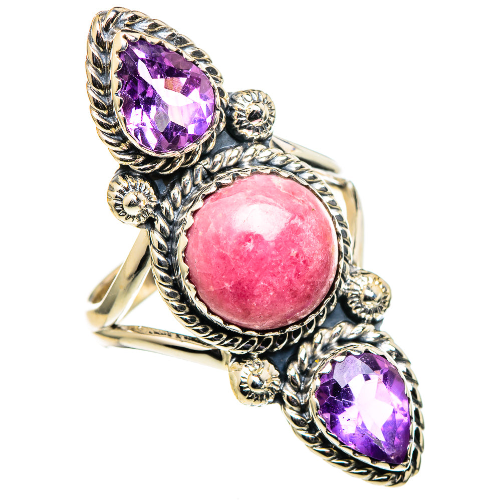 Rhodochrosite Rings handcrafted by Anasilvercos - RING98845