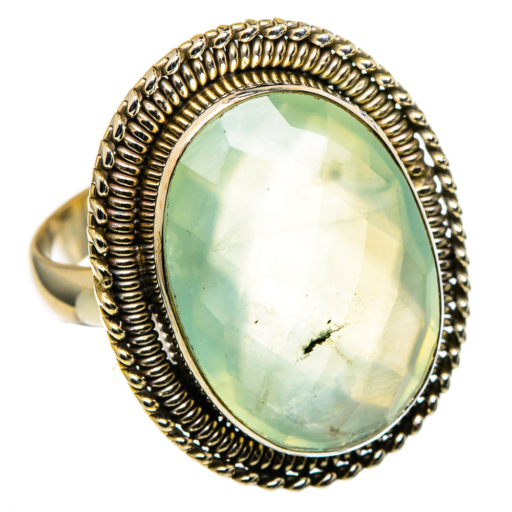 Prehnite Rings handcrafted by Anasilvercos - RING98860