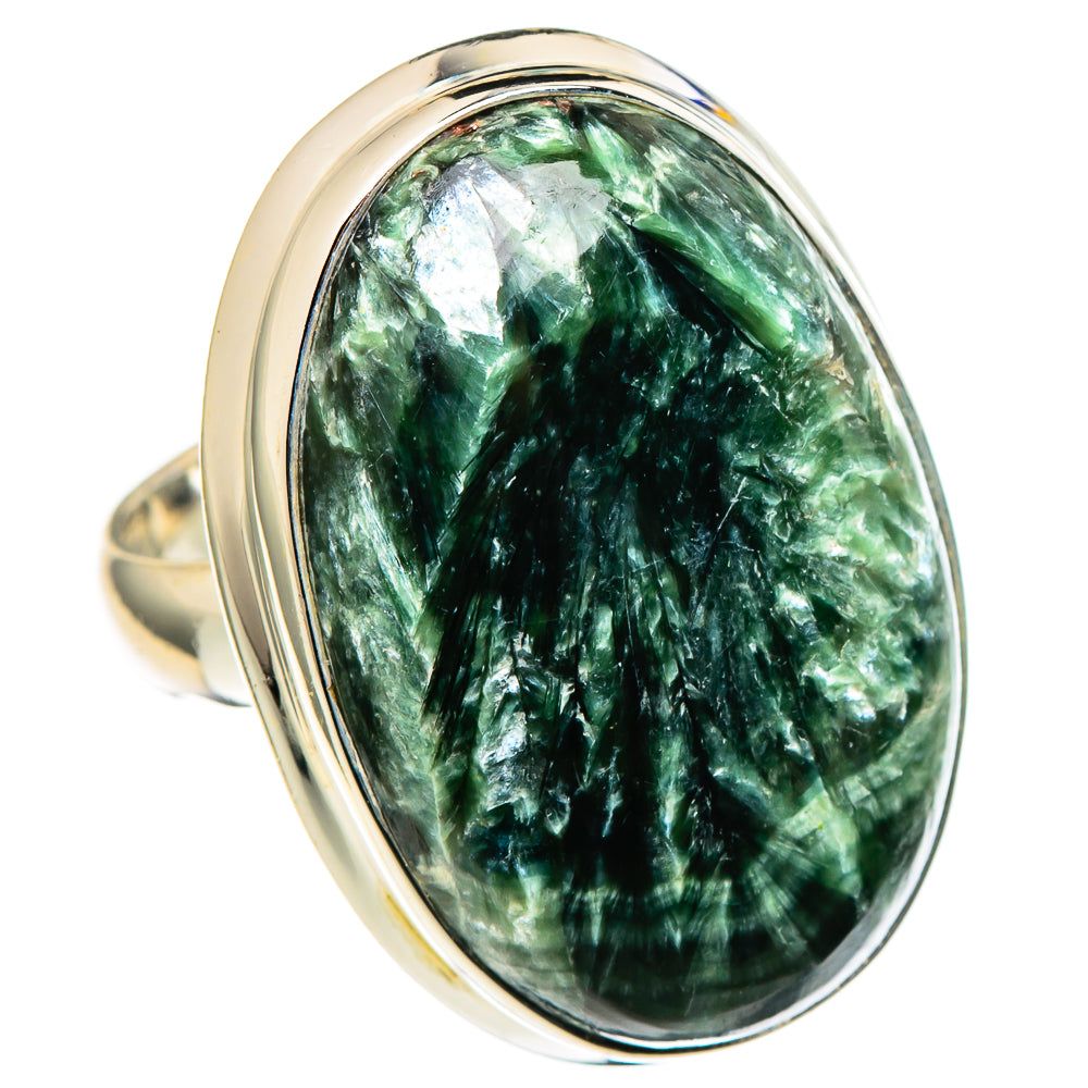 Seraphinite Rings handcrafted by Anasilvercos - RING98864