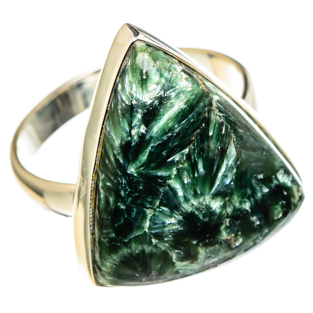 Seraphinite Rings handcrafted by Anasilvercos - RING98865