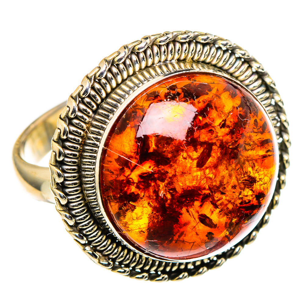 Baltic Amber Rings handcrafted by Anasilvercos - RING98873