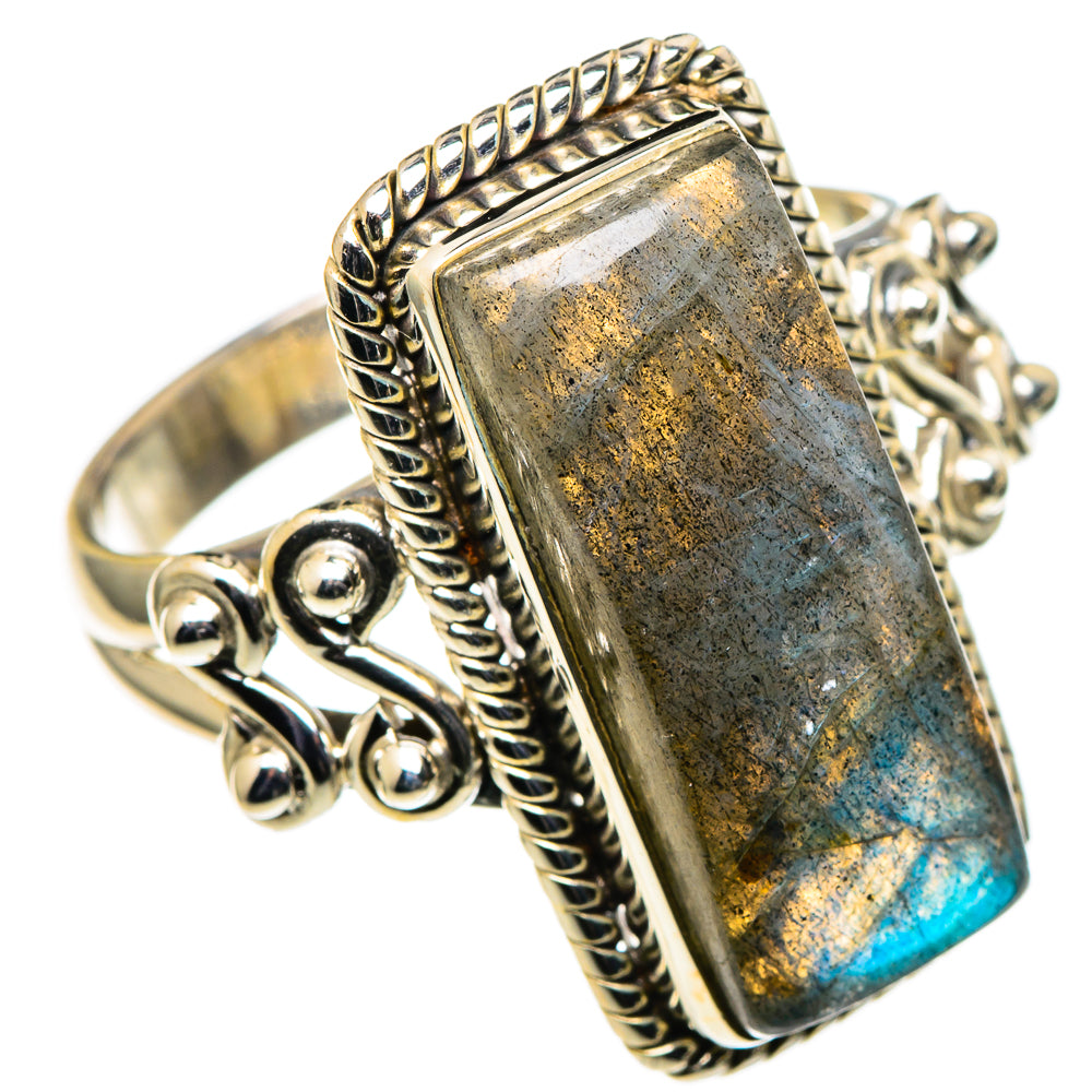 Labradorite Rings handcrafted by Anasilvercos - RING98892