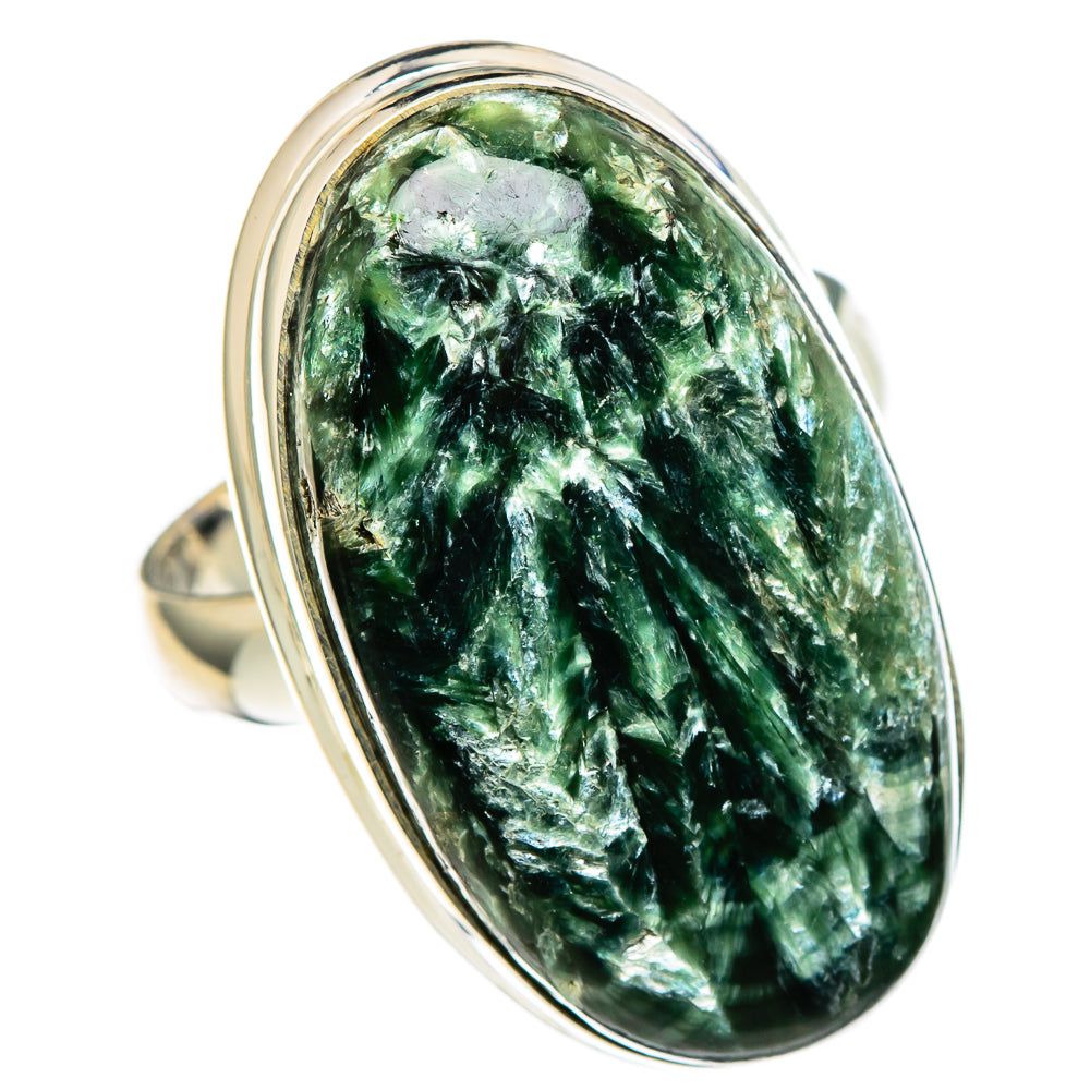 Seraphinite Rings handcrafted by Anasilvercos - RING98895