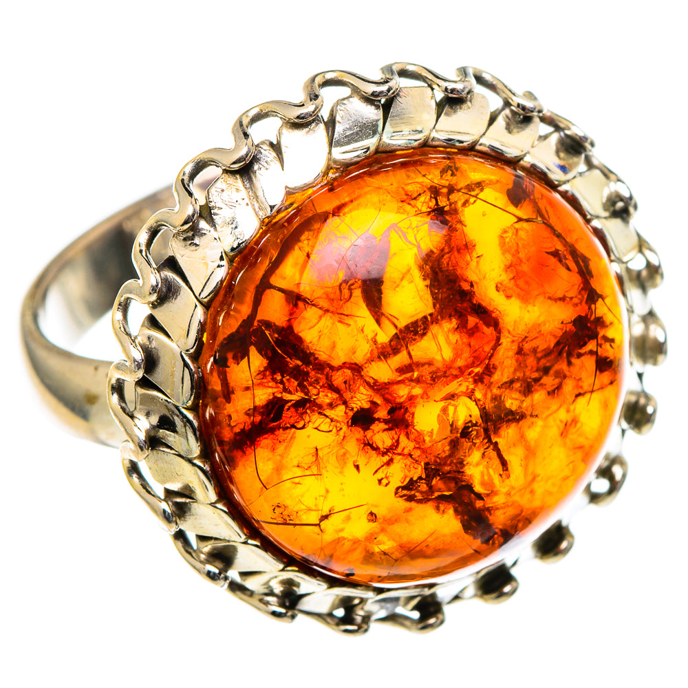 Baltic Amber Rings handcrafted by Anasilvercos - RING98921