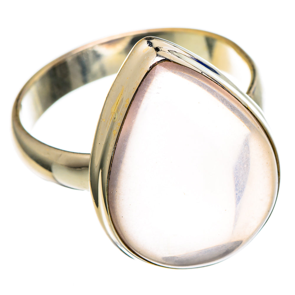 Rose Quartz Rings handcrafted by Anasilvercos - RING98924