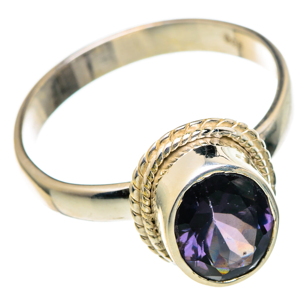 Violet Spinel Rings handcrafted by Anasilvercos - RING98930