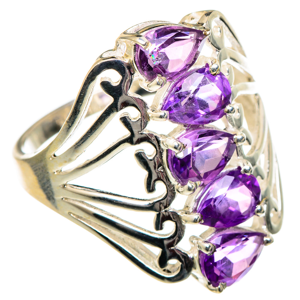 Amethyst Rings handcrafted by Anasilvercos - RING98933