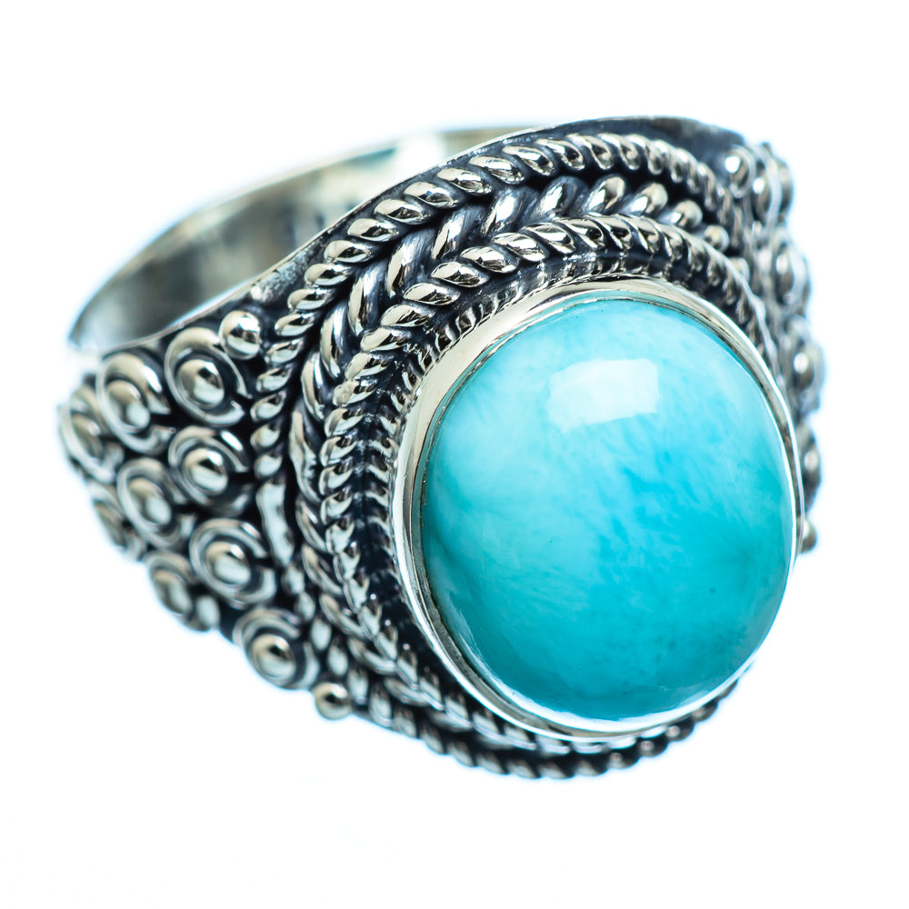 Larimar Rings handcrafted by Anasilvercos - RING989332