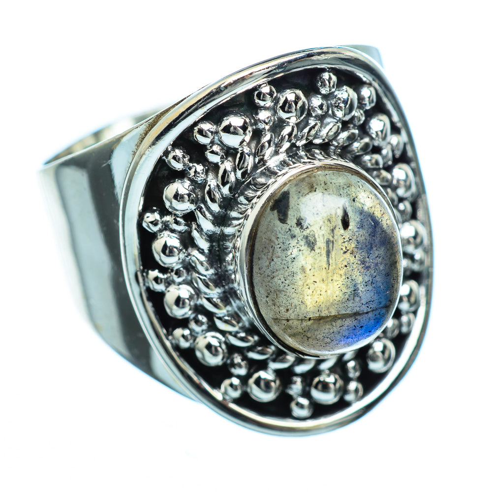 Labradorite Rings handcrafted by Anasilvercos - RING989357