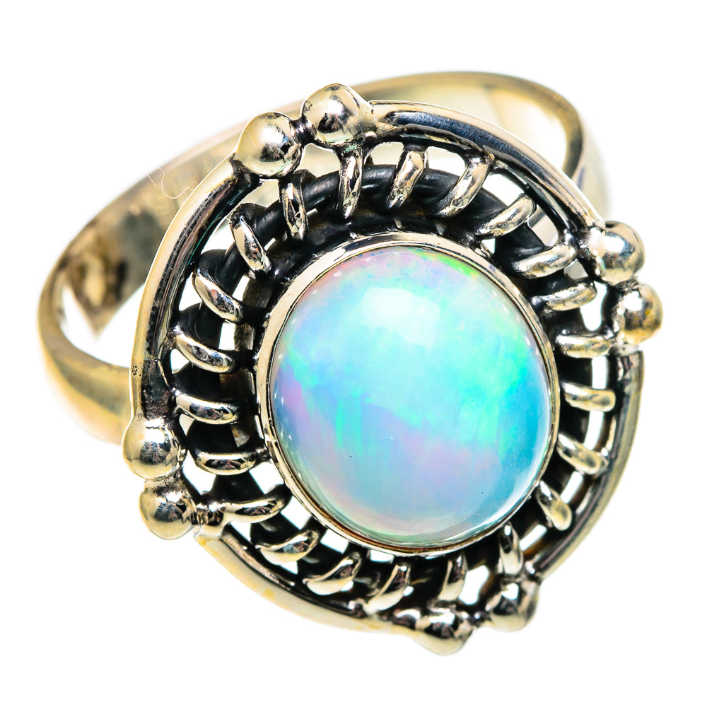 Ethiopian Opal Rings handcrafted by Anasilvercos - RING98945