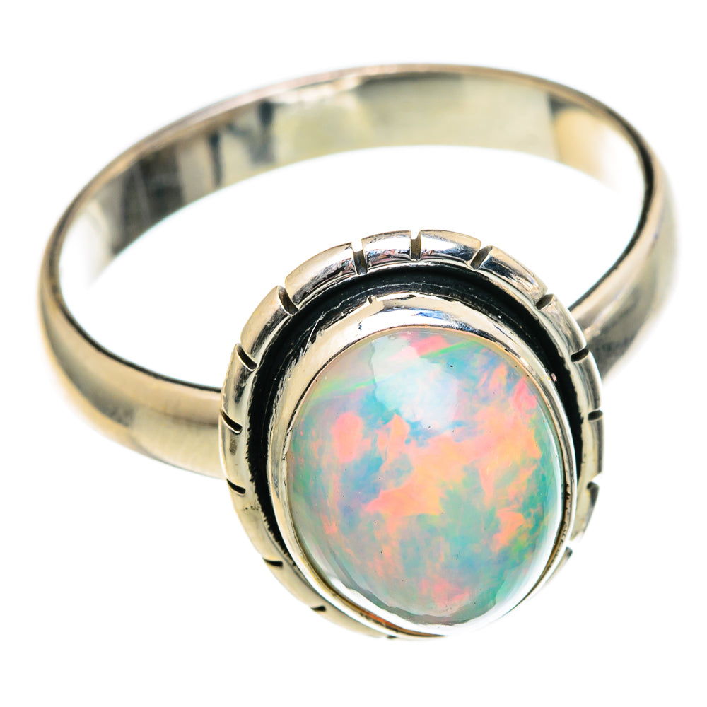 Ethiopian Opal Rings handcrafted by Anasilvercos - RING98947