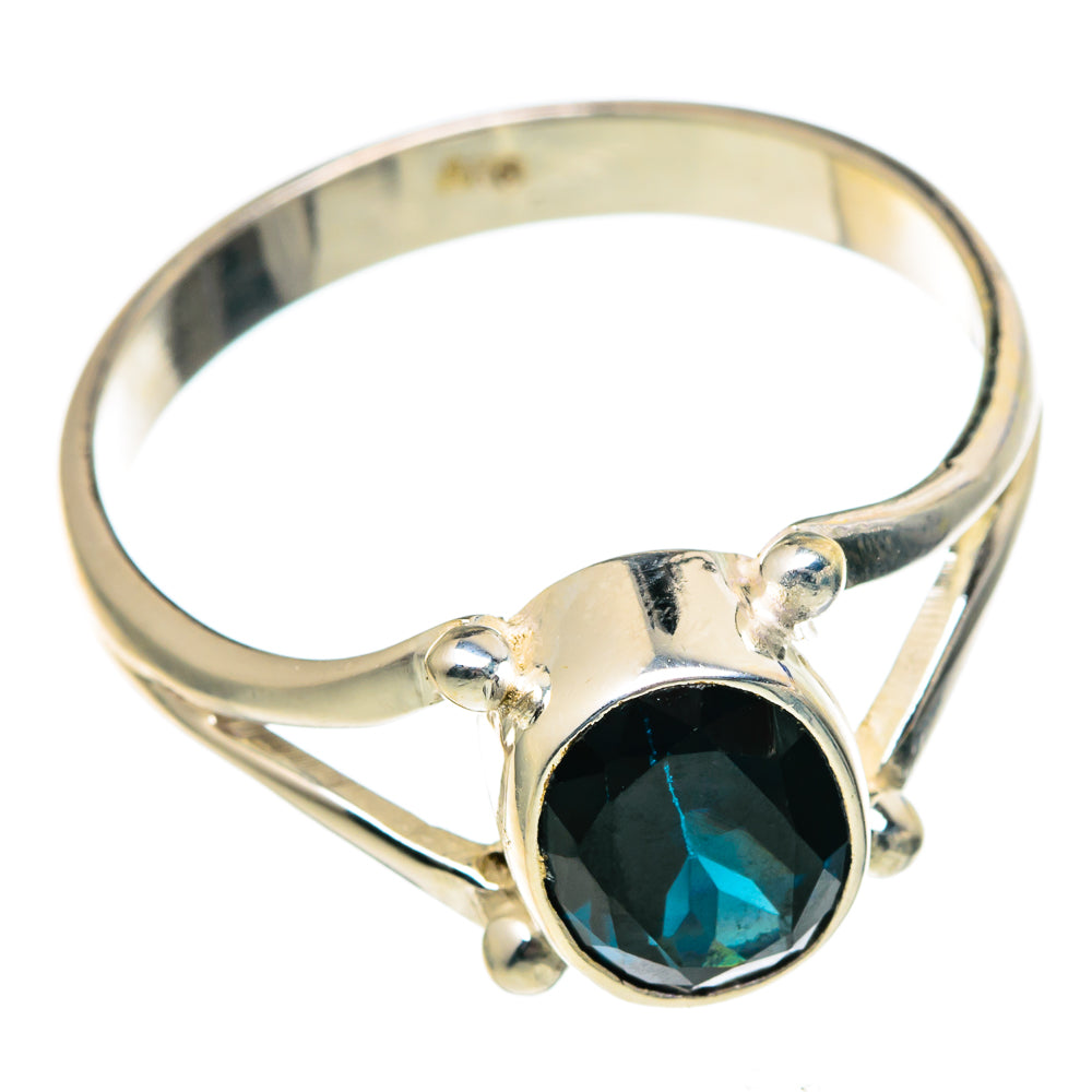 Blue Spinel Rings handcrafted by Anasilvercos - RING98953