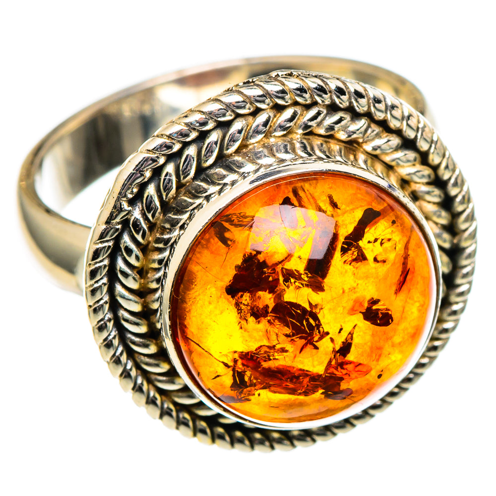 Baltic Amber Rings handcrafted by Anasilvercos - RING98962