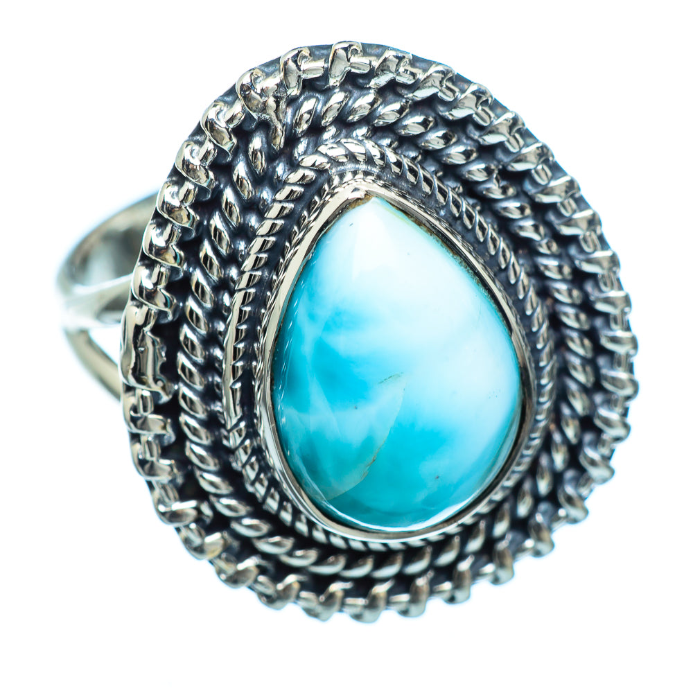 Larimar Rings handcrafted by Anasilvercos - RING989761