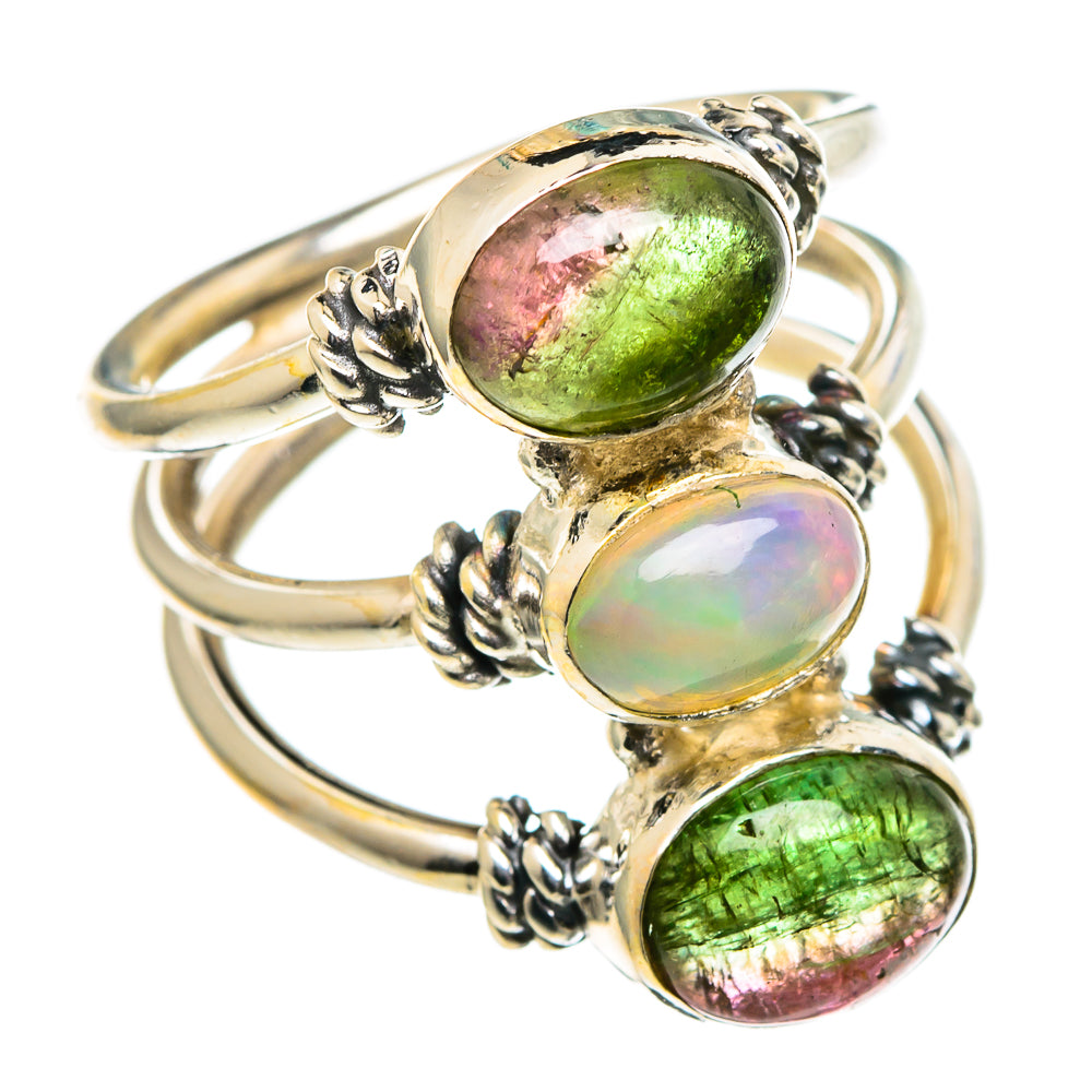 Ethiopian Opal Rings handcrafted by Anasilvercos - RING98986