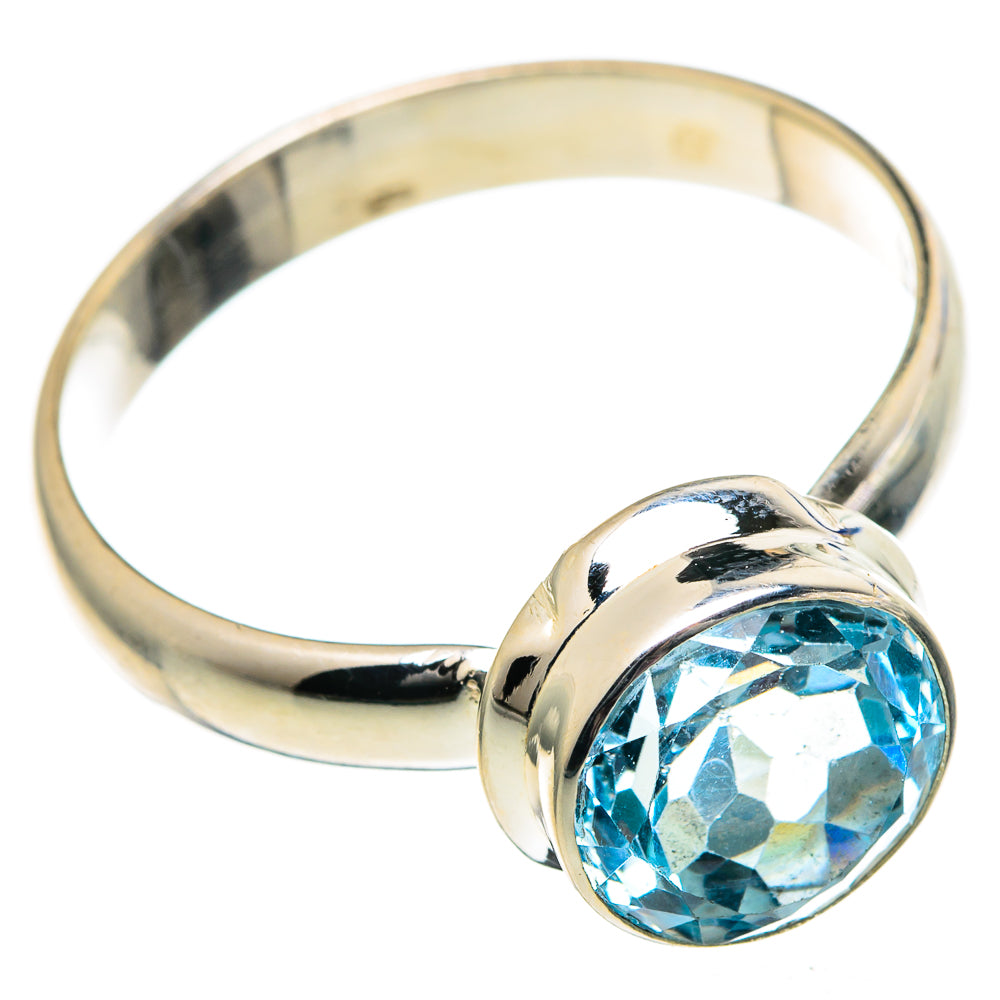 Blue Topaz Rings handcrafted by Anasilvercos - RING98992