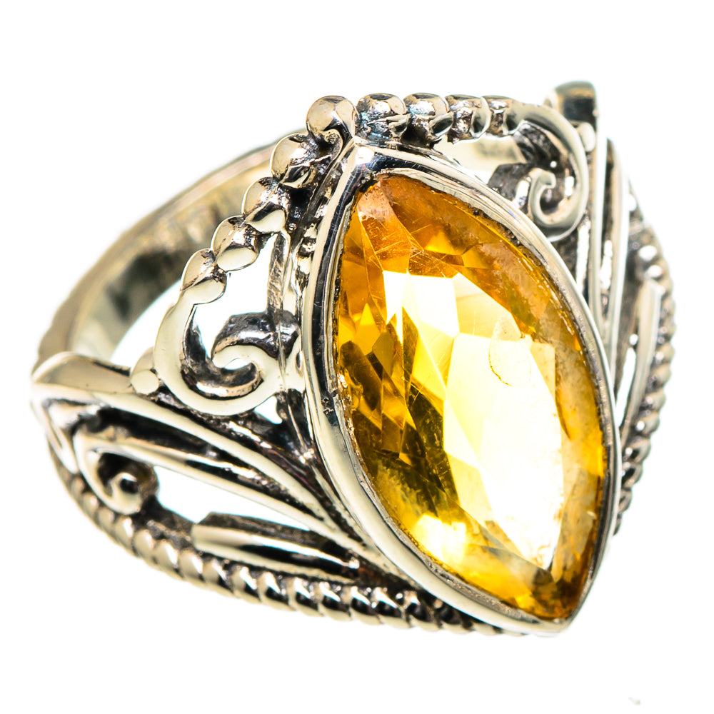 Citrine Rings handcrafted by Anasilvercos - RING98999