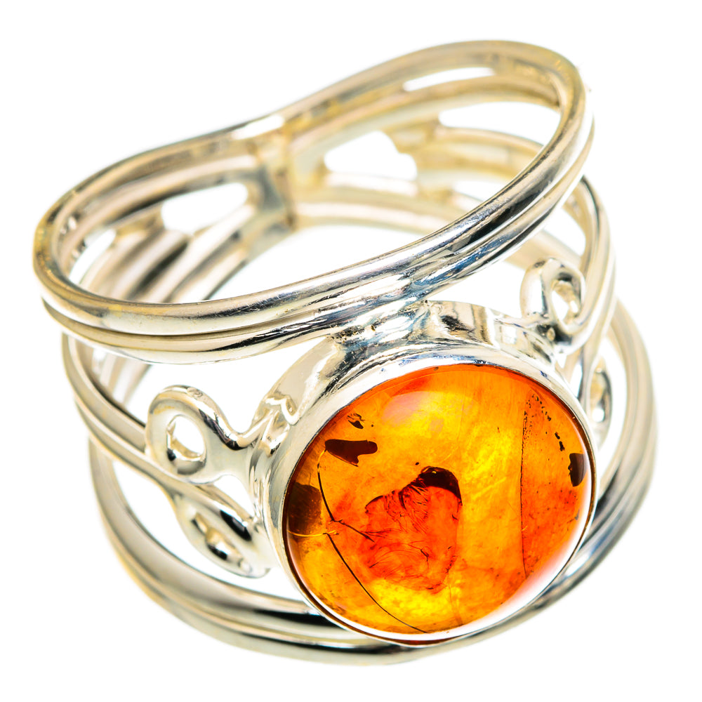 Baltic Amber Rings handcrafted by Anasilvercos - RING99001