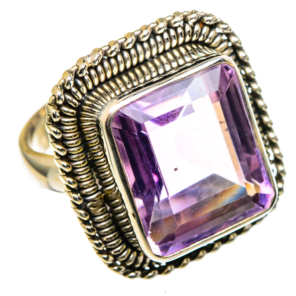 Amethyst Rings handcrafted by Anasilvercos - RING99006