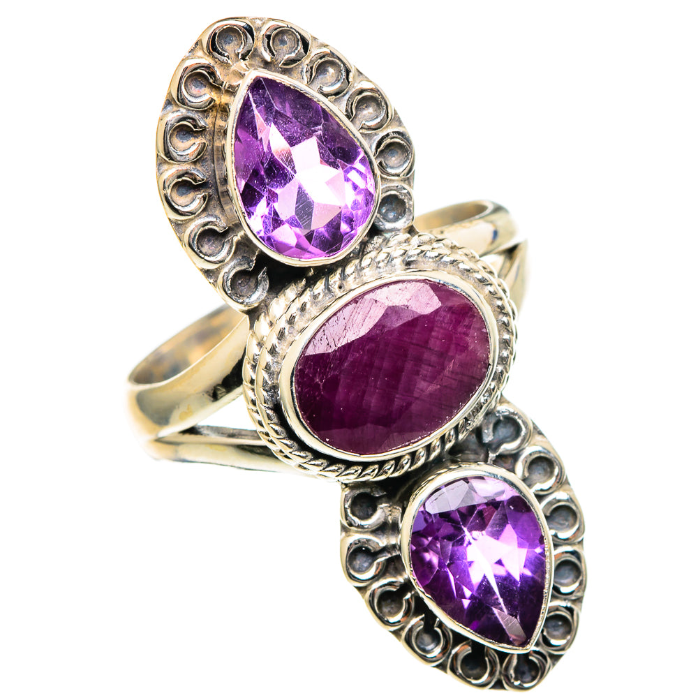 Ruby Rings handcrafted by Anasilvercos - RING99018