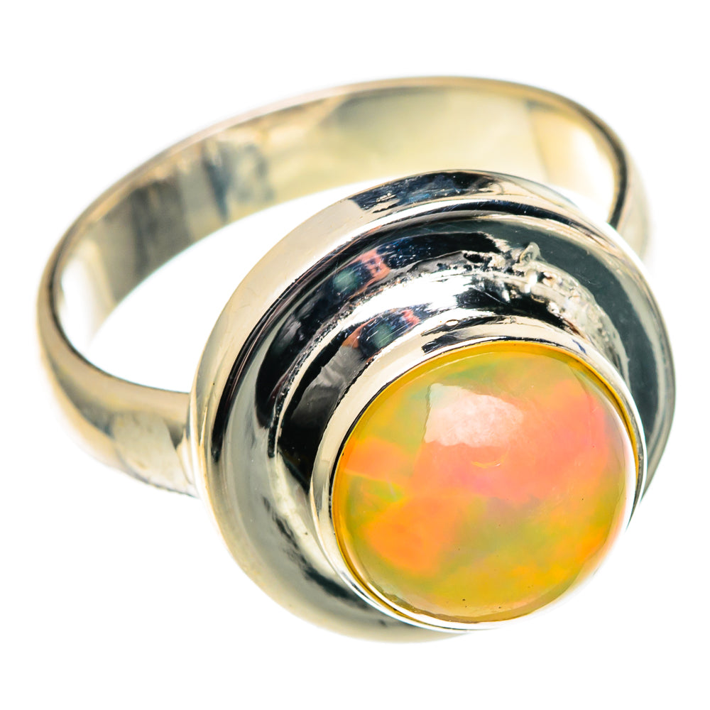 Ethiopian Opal Rings handcrafted by Anasilvercos - RING99024