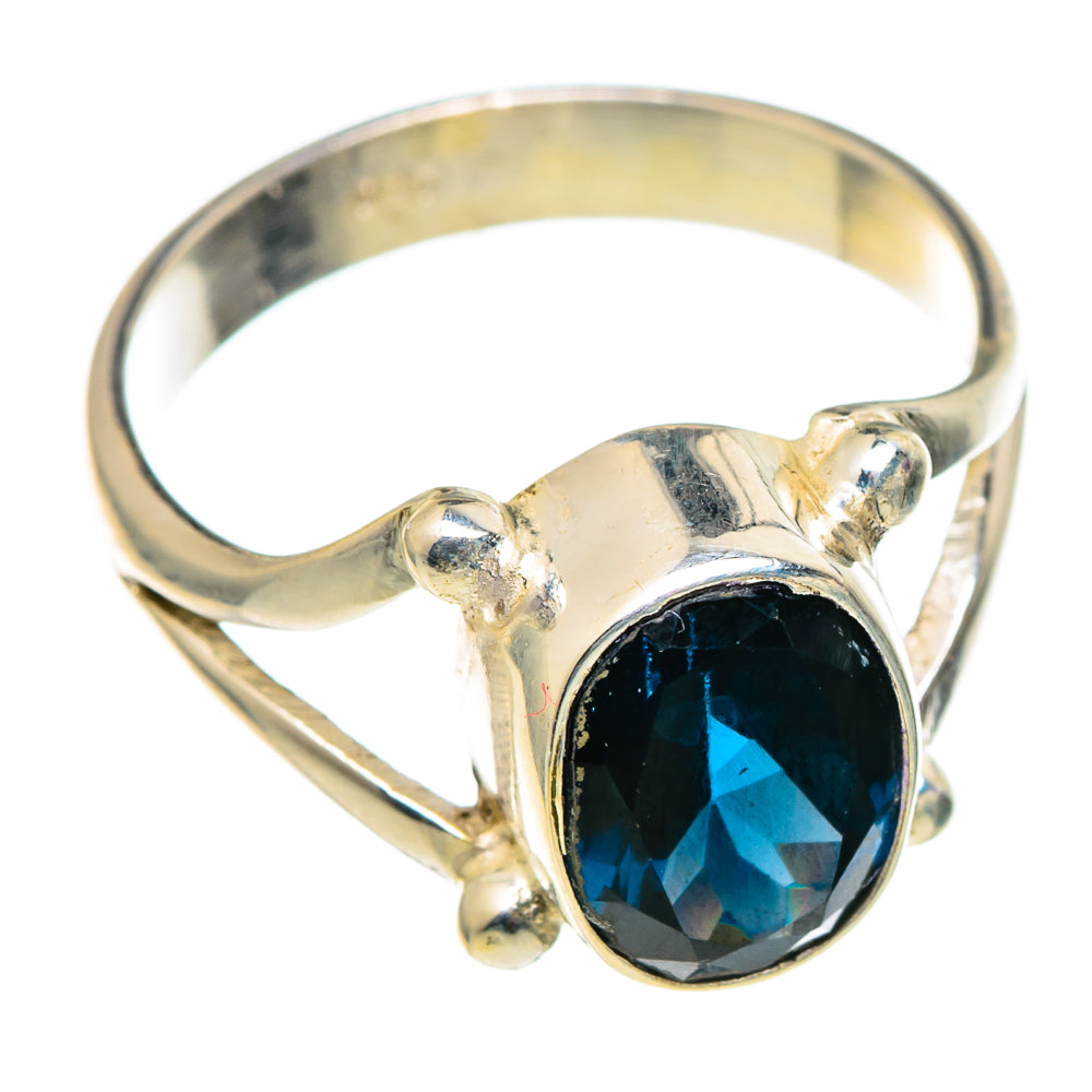 Blue Spinel Rings handcrafted by Anasilvercos - RING99028