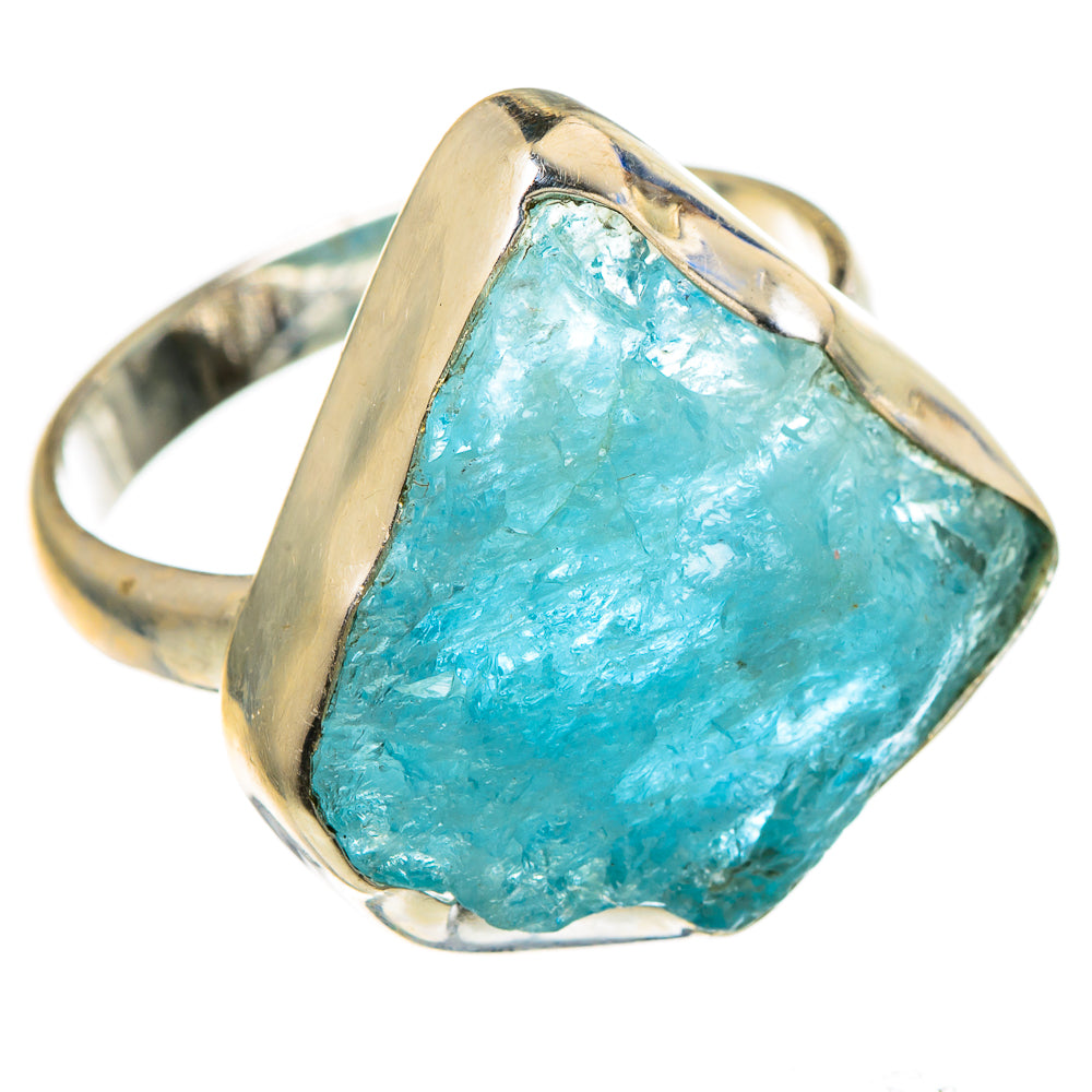 Aquamarine Rings handcrafted by Anasilvercos - RING99030 - Photo 2