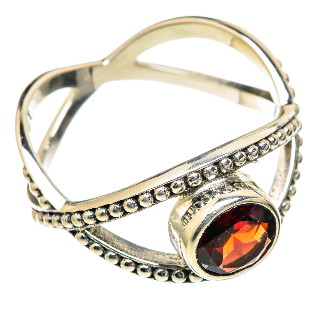 Garnet Rings handcrafted by Anasilvercos - RING99040