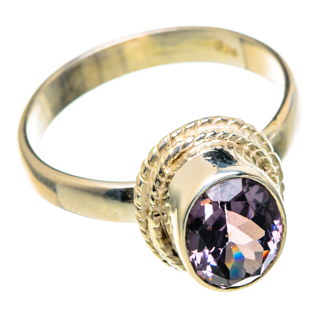 Color Change Alexandrite (lab.) Rings handcrafted by Anasilvercos - RING99044
