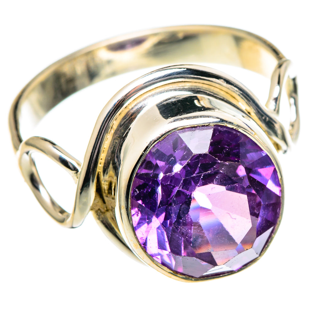 Color Change Alexandrite (lab.) Rings handcrafted by Anasilvercos - RING99047