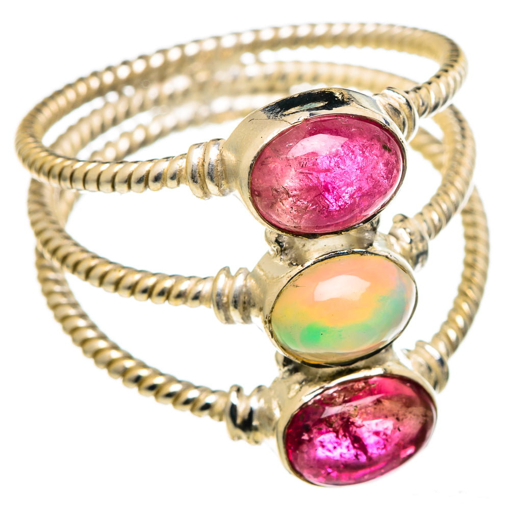 Ethiopian Opal Rings handcrafted by Anasilvercos - RING99055